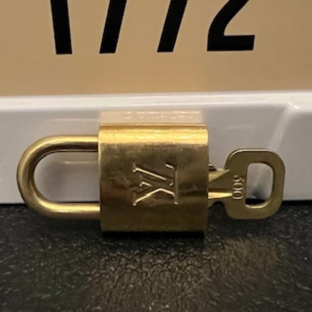 Louis Vuitton Replacement Lock & Key Set #300 | Authentic LV Padlock |